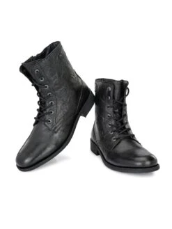 Alberto Torresi Barcus Black Ankle Boots -Alberto Torresi Store DSC 7343