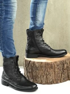 Alberto Torresi Barcus Black Ankle Boots -Alberto Torresi Store DSC 9170